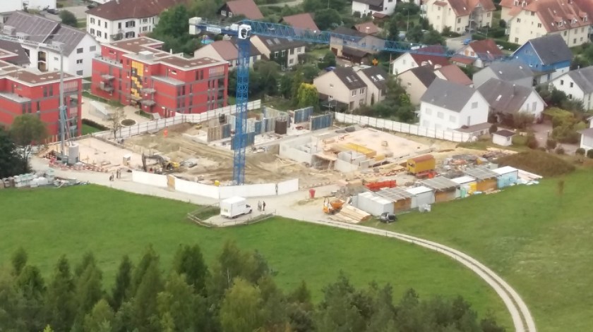 Luftaufnahme Ziegeleigarten 23 August 2017